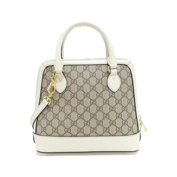 GUCCI Beige Horsebit Bag - Picture 2 of 10